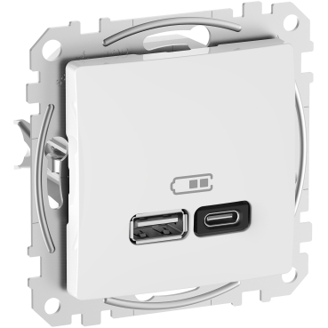 Sedna Design, Priza USB A+C, 45W, alb