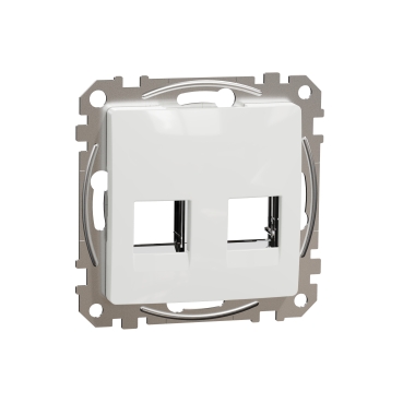Sedna Design, Placa TRANSPARENT RJ45, alb