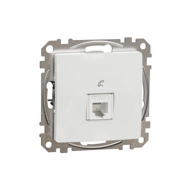 Sedna Design, Priza telefon RJ11, alb