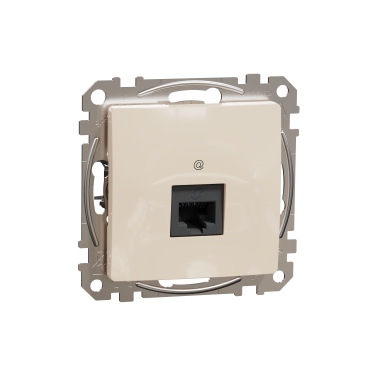 Sedna Design, Priza RJ45 Cat6A UTP, bej