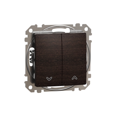 Sedna Elements, Intrerupator cu revenire pentru jaluzele 10A,wenge