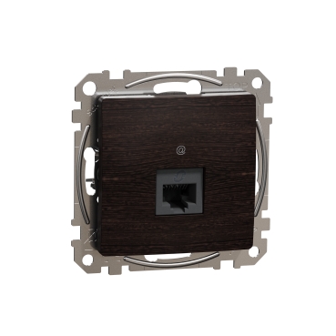 Sedna Elements, Priza RJ45 Cat6A UTP, wenge