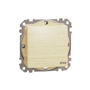 Sedna Elements, Intrerupator simplu IP44, lemn
