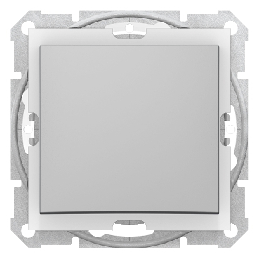 Sedna, Comutator 1 Pol, 10Ax Ip44 fara Cadru Aluminiu