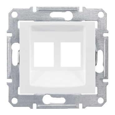 Placa Sedna, Dubla; Amp, Molex, Keline, Cat5E, Cat6 Utp (fara Conector), Alb