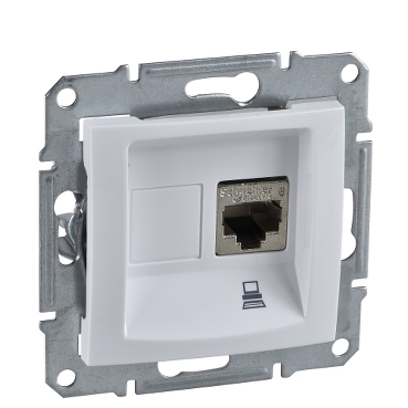 Sedna, Iesire Simpla Date, Rj45 Cat.6 Stp fara Cadru Alb