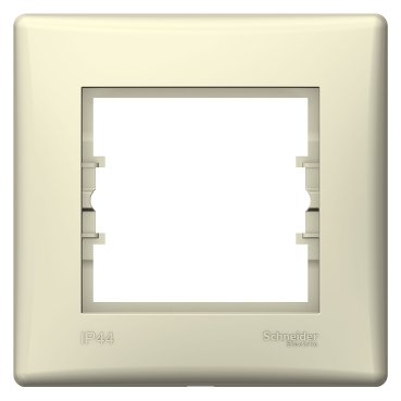 Sedna 1 gang IP44 frame beige