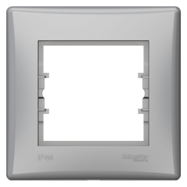 Sedna, 1 port IP44 rama aluminiu