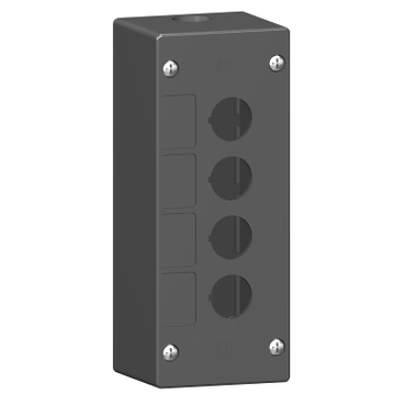 Cutie Goala Pentru Conditii Severe - Plastic Negru - 4 Gauri 22Mm Cutie Goala Pentru Conditii Severe - Plastic Negru - 4 Gauri 22Mm