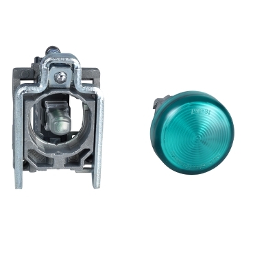 Lampa pilot rotund  22, Ip65, Verde, Led Integ., 230, 240 V, Papuci, Atex Lampa pilot rotund  22, Ip65, Verde, Led Integ., 230, 240 V, Papuci, Atex